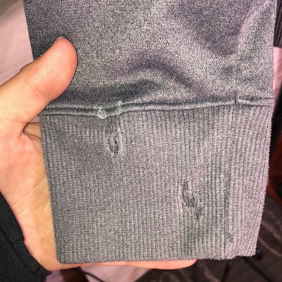 Under Armour cold gear hoodie orange and gray sweatshirt size medium thicker​​ - Picture 6 of 7